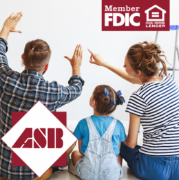 Father, mother, and daughter sitting on the floor envisioning paint on their new home's walls with paint cans on the floor by them