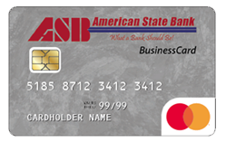 ASB debit card image with gray texture